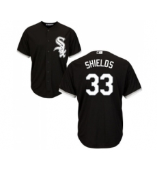 Youth Majestic Chicago White Sox #33 James Shields Replica Black Alternate Home Cool Base MLB Jerseys