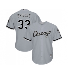 Youth Majestic Chicago White Sox #33 James Shields Replica Grey Road Cool Base MLB Jerseys