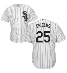 Youth Majestic Chicago White Sox #33 James Shields Replica White Home Cool Base MLB Jersey