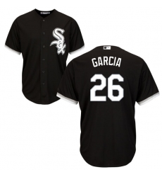 Youth Majestic Chicago White Sox #26 Avisail Garcia Authentic Black Alternate Home Cool Base MLB Jersey