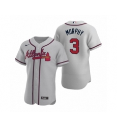 Men's Atlanta Braves #3 Dale Murphy Nike Gray Authentic 2020 Road Jersey
