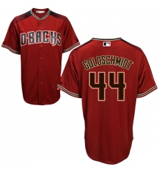 Men's Majestic Arizona Diamondbacks #44 Paul Goldschmidt Replica Red Alternate Cool Base MLB Jersey