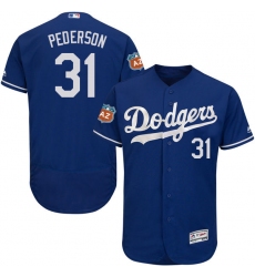 Men's Majestic Los Angeles Dodgers #31 Joc Pederson Royal Blue Flexbase Authentic Collection MLB Jersey