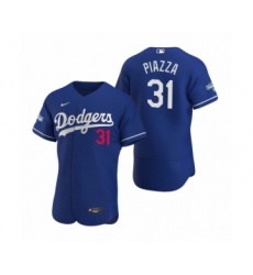Men's Los Angeles Dodgers #31 Mike Piazza Royal 2020 World Series Champions Authentic Jersey