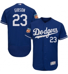 Men's Majestic Los Angeles Dodgers #23 Kirk Gibson Royal Blue Flexbase Authentic Collection MLB Jersey
