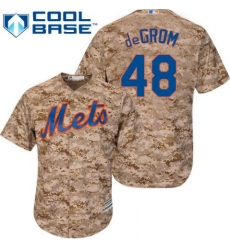 Women's Majestic New York Mets #48 Jacob deGrom Replica Camo MLB Jersey