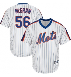 Men's Majestic New York Mets #45 Tug McGraw Replica White Alternate Cool Base MLB Jersey