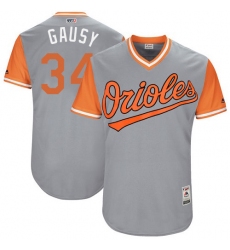 Men's Majestic Baltimore Orioles #34 Kevin Gausman 