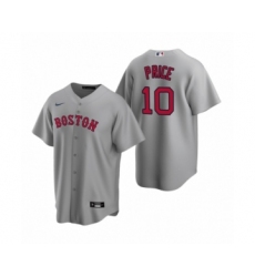 Men's Boston Red Sox #10 David Price Nike Gray Replica Road Jersey