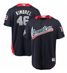 Men's Majestic Boston Red Sox #46 Craig Kimbrel Game Navy Blue American League 2018 MLB All-Star MLB Jersey