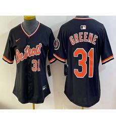 Women's Detroit Tigers #31 Riley Greene Navy Limited Jersey