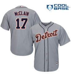 Youth Majestic Detroit Tigers #17 Denny McLain Replica Grey Road Cool Base MLB Jersey