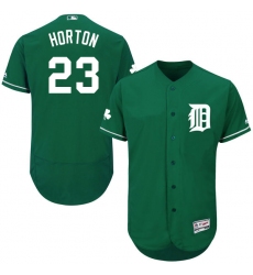 Men's Majestic Detroit Tigers #23 Willie Horton Green Celtic Flexbase Authentic Collection MLB Jersey