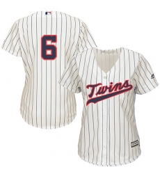Women's Majestic Minnesota Twins #6 Tony Oliva Authentic Cream Alternate Cool Base MLB Jersey