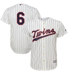 Youth Majestic Minnesota Twins #6 Tony Oliva Replica Cream Alternate Cool Base MLB Jersey