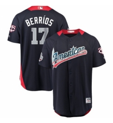 Youth Majestic Minnesota Twins #17 Jose Berrios Game Navy Blue American League 2018 MLB All-Star MLB Jersey