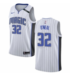 Men's Nike Orlando Magic #32 Shaquille O'Neal Authentic NBA Jersey - Association Edition