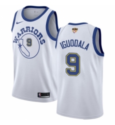 Youth Nike Golden State Warriors #9 Andre Iguodala Swingman White Hardwood Classics 2018 NBA Finals Bound NBA Jersey