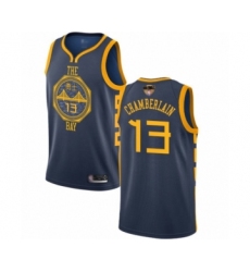 Women's Golden State Warriors #13 Wilt Chamberlain Swingman Navy Blue Basketball 2019 Basketball Finals Bound Jersey - City Edition