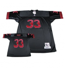 Mitchell And Ness San Francisco 49ers #33 Roger Craig Authentic Black Throwback NFL Jersey