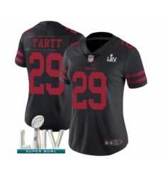 Women's San Francisco 49ers #29 Jaquiski Tartt Black Vapor Untouchable Limited Player Super Bowl LIV Bound Football Jersey