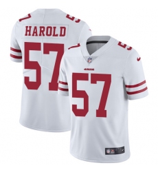 Youth Nike San Francisco 49ers #57 Eli Harold White Vapor Untouchable Limited Player NFL Jersey