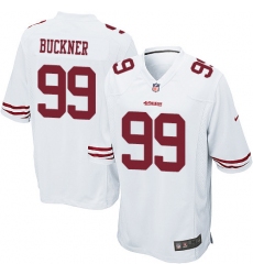 Men's Nike San Francisco 49ers #99 DeForest Buckner Game White NFL Jersey