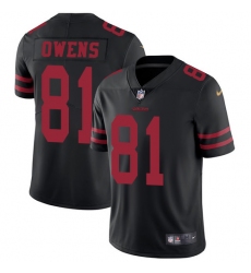 Youth Nike San Francisco 49ers #81 Terrell Owens Elite Black NFL Jersey