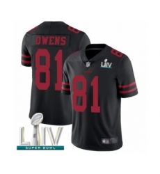 Youth San Francisco 49ers #81 Terrell Owens Black Vapor Untouchable Limited Player Super Bowl LIV Bound Football Jersey