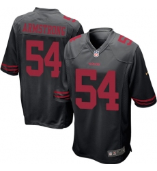 Men's Nike San Francisco 49ers #54 Ray-Ray Armstrong Game Black Alternate NFL Jersey