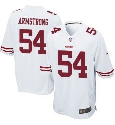 Men's Nike San Francisco 49ers #54 Ray-Ray Armstrong Game White NFL Jersey