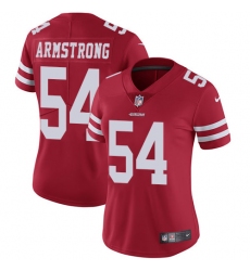 Women's Nike San Francisco 49ers #54 Ray-Ray Armstrong Elite Red Team Color NFL Jersey