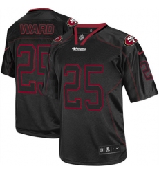 Men's Nike San Francisco 49ers #25 Jimmie Ward Elite Lights Out Black NFL Jersey