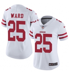 Women's Nike San Francisco 49ers #25 Jimmie Ward Elite White NFL Jersey