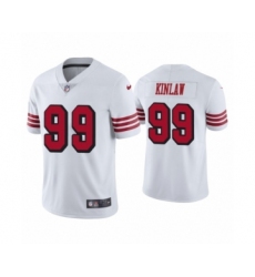 Men's San Francisco 49ers #99 Javon Kinlaw 2020 Limited White Rush Vapor Untouchable Football Jersey Men's San Francisco 49ers #99 Javon Kinlaw 2020 Limited White Rush Vapor Untouchable Football Jersey