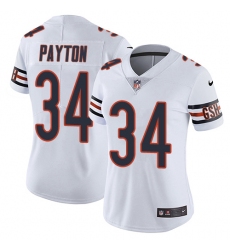Women's Nike Chicago Bears #34 Walter Payton Elite White NFL Jersey