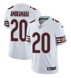 Men's Nike Chicago Bears #20 Prince Amukamara White Vapor Untouchable Limited Player NFL Jersey