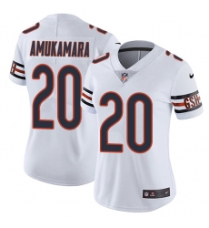 Women's Nike Chicago Bears #20 Prince Amukamara Elite White NFL Jersey
