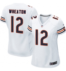 Women's Nike Chicago Bears #12 Markus Wheaton Game White NFL Jersey
