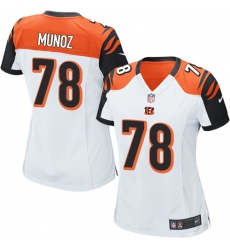 Women's Nike Cincinnati Bengals #78 Anthony Munoz Game White NFL Jersey