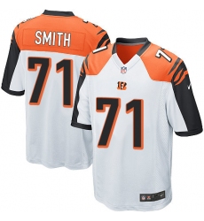 Men's Nike Cincinnati Bengals #71 Andre Smith Game White NFL Jersey