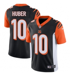 Youth Nike Cincinnati Bengals #10 Kevin Huber Elite Black Team Color NFL Jersey