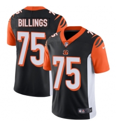 Youth Nike Cincinnati Bengals #75 Andrew Billings Elite Black Team Color NFL Jersey