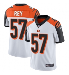Youth Nike Cincinnati Bengals #57 Vincent Rey Vapor Untouchable Limited White NFL Jersey