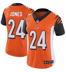 Women's Nike Cincinnati Bengals #24 Adam Jones Vapor Untouchable Limited Orange Alternate NFL Jersey