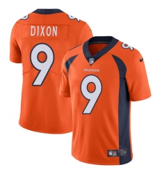 Men's Nike Denver Broncos #9 Riley Dixon Orange Team Color Vapor Untouchable Limited Player NFL Jersey