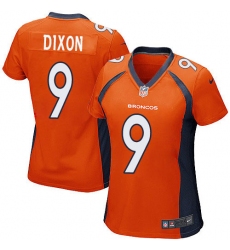 Women's Nike Denver Broncos #9 Riley Dixon Game Orange Team Color NFL Jersey