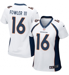 Women's Nike Denver Broncos #16 Bennie Fowler Game White NFL Jersey