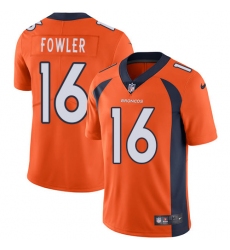 Youth Nike Denver Broncos #16 Bennie Fowler Orange Team Color Vapor Untouchable Limited Player NFL Jersey