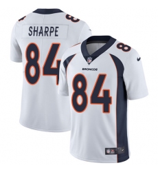 Youth Nike Denver Broncos #84 Shannon Sharpe Elite White NFL Jersey